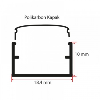 10X18 Kanal Led Profili