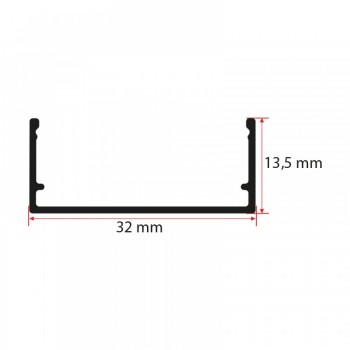 32X13 mm Kanal led profili